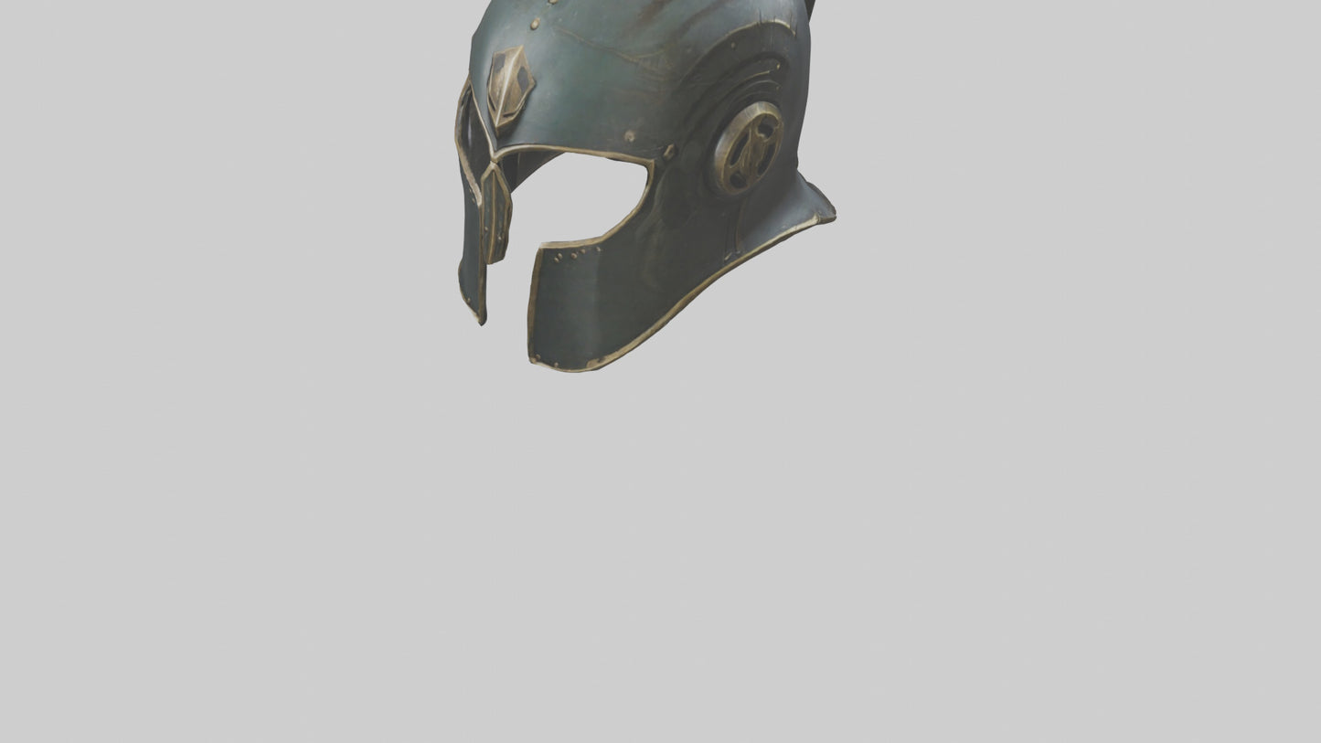 3D model Legendary Helmet model VR / AR / low-poly