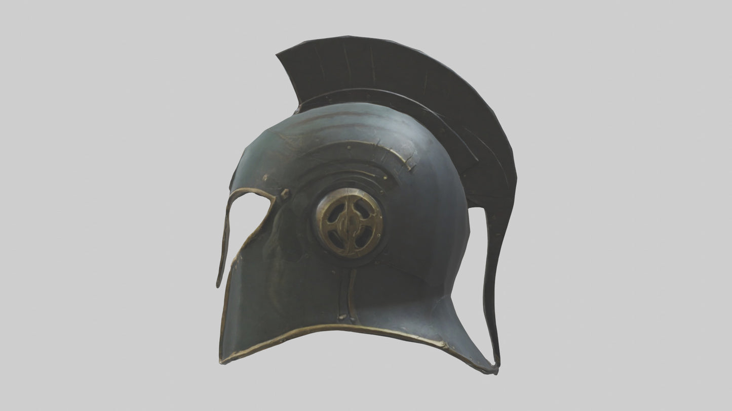 3D model Legendary Helmet model VR / AR / low-poly