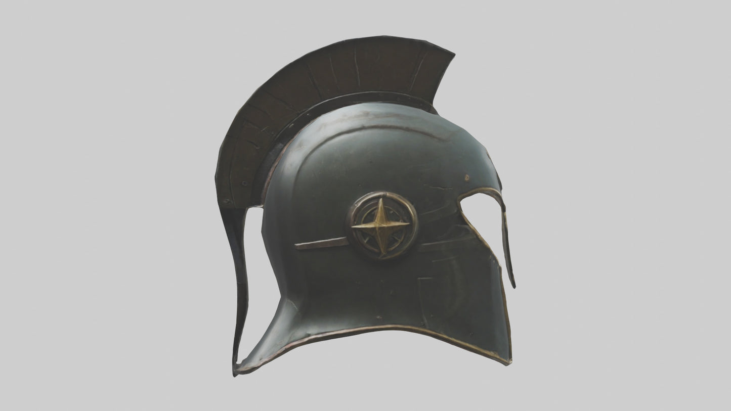 3D model Legendary Helmet model VR / AR / low-poly