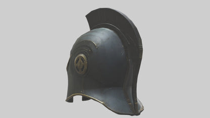 3D model Legendary Helmet model VR / AR / low-poly