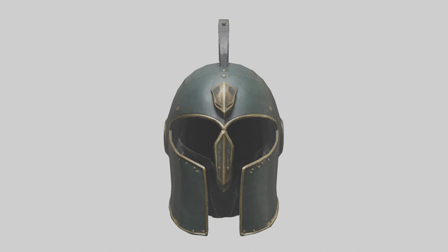 3D model Legendary Helmet model VR / AR / low-poly