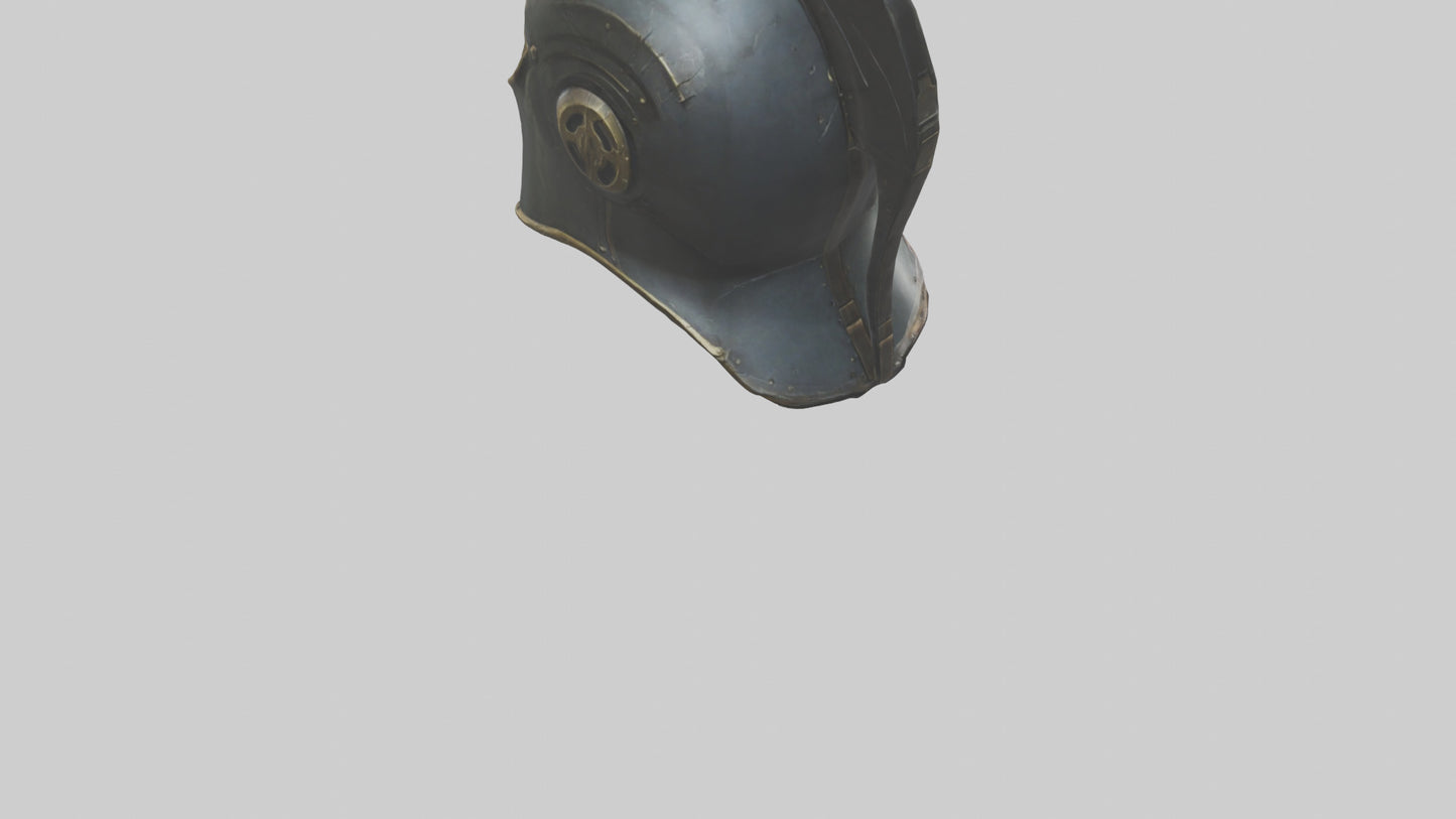 3D model Legendary Helmet model VR / AR / low-poly