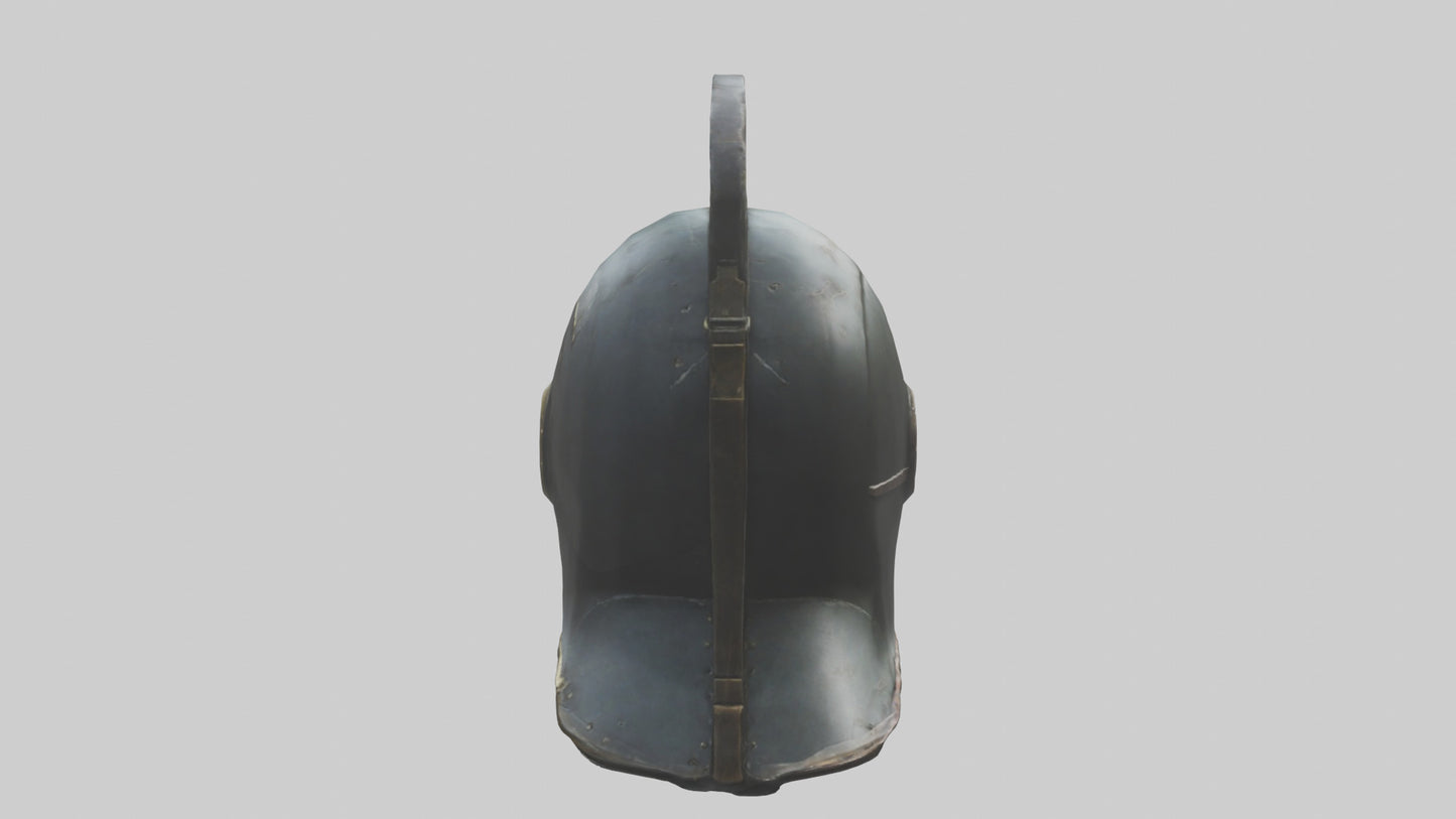 3D model Legendary Helmet model VR / AR / low-poly