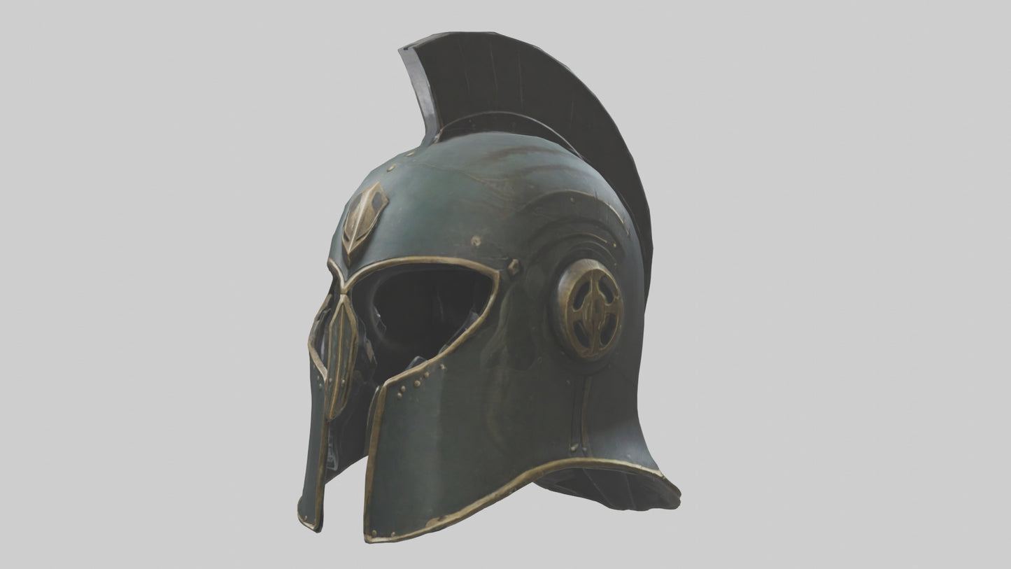 3D model Legendary Helmet model VR / AR / low-poly