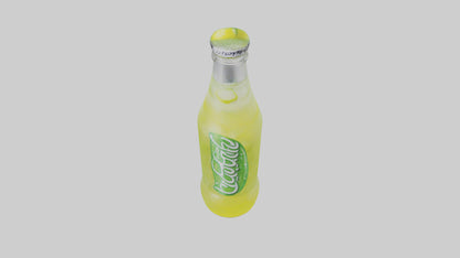 Lemon lime soda model VR / AR / low-poly
