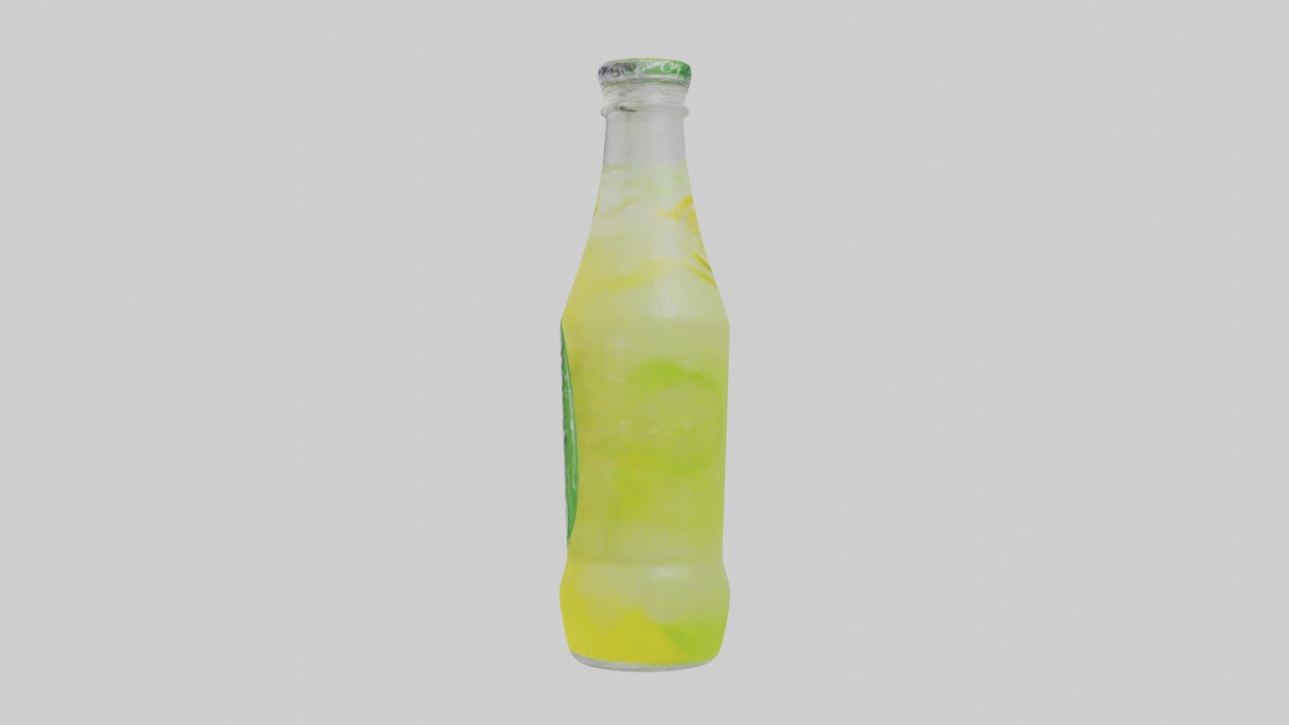 Lemon lime soda model VR / AR / low-poly