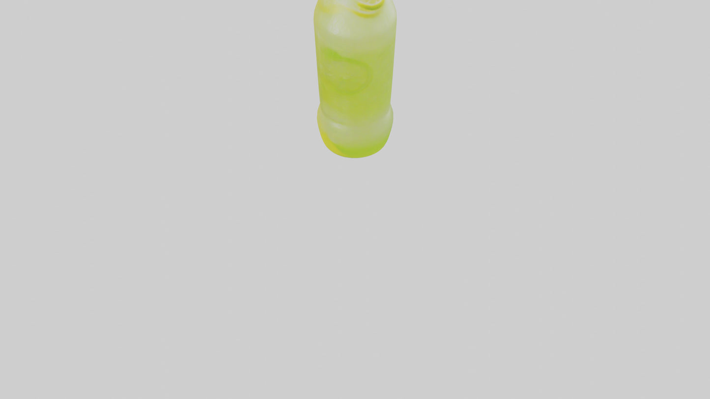 Lemon lime soda model VR / AR / low-poly
