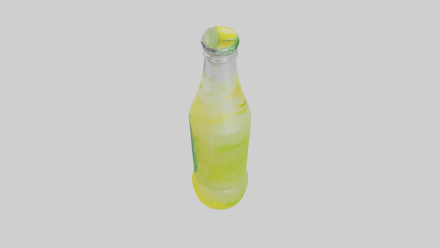 Lemon lime soda model VR / AR / low-poly