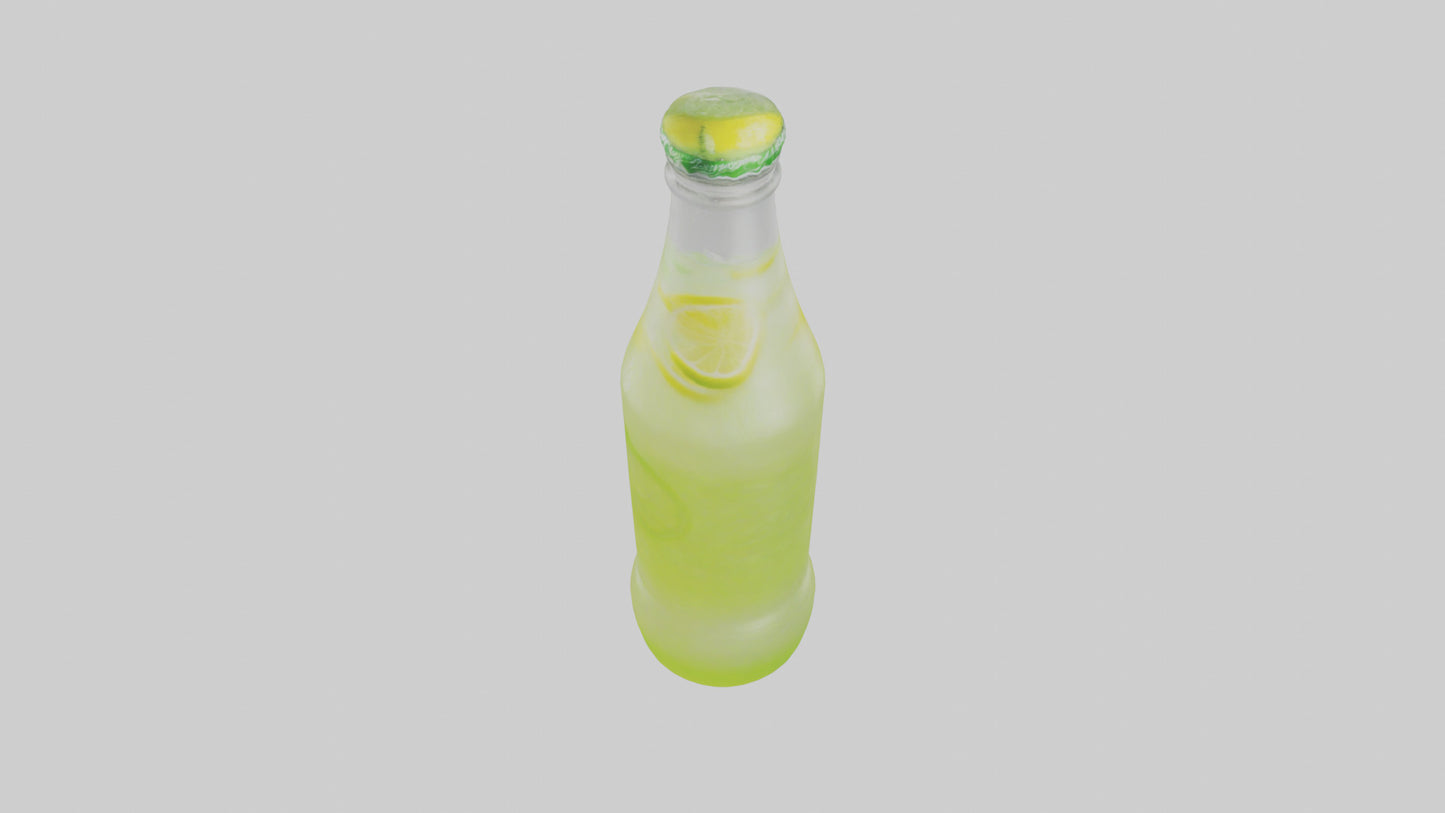 Lemon lime soda model VR / AR / low-poly