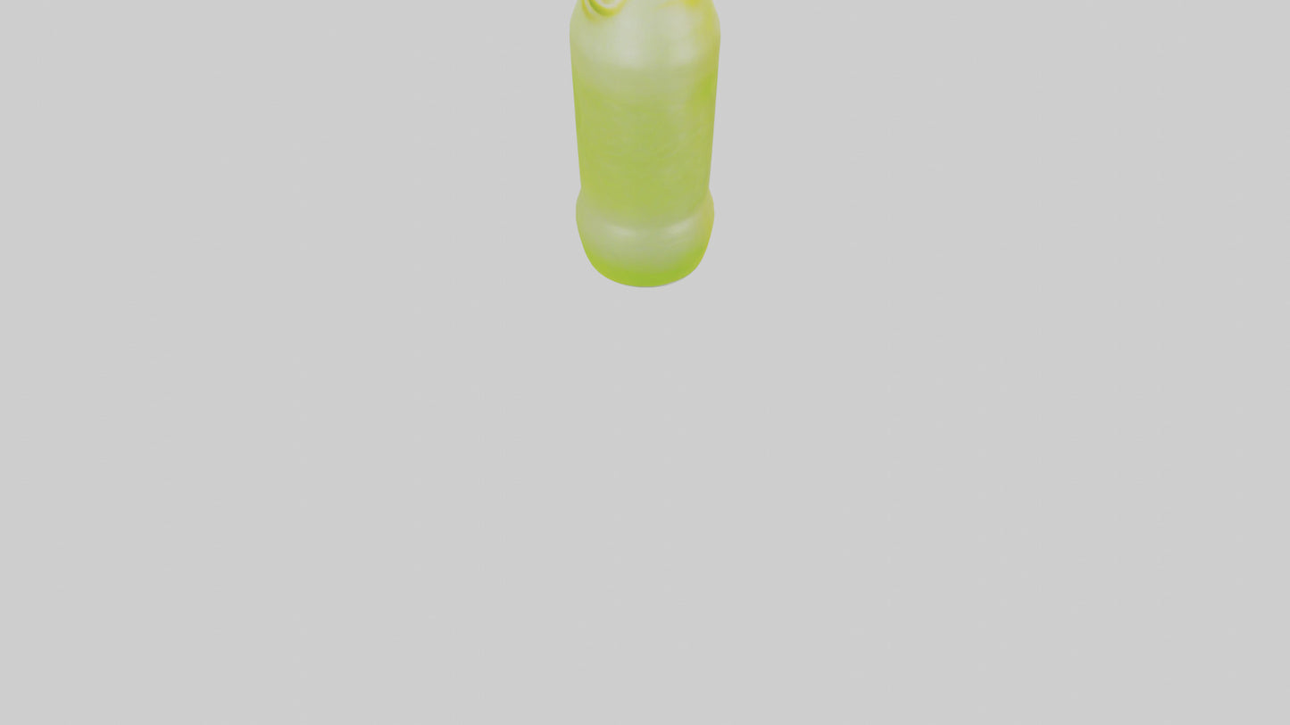 Lemon lime soda model VR / AR / low-poly