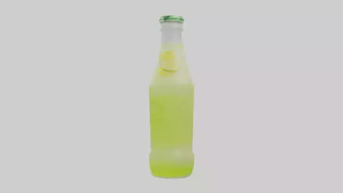 Lemon lime soda model VR / AR / low-poly