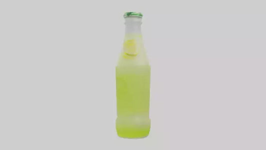 Lemon lime soda model VR / AR / low-poly