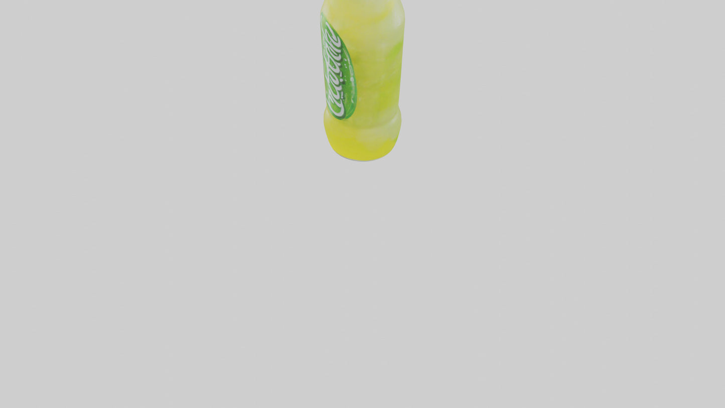 Lemon lime soda model VR / AR / low-poly