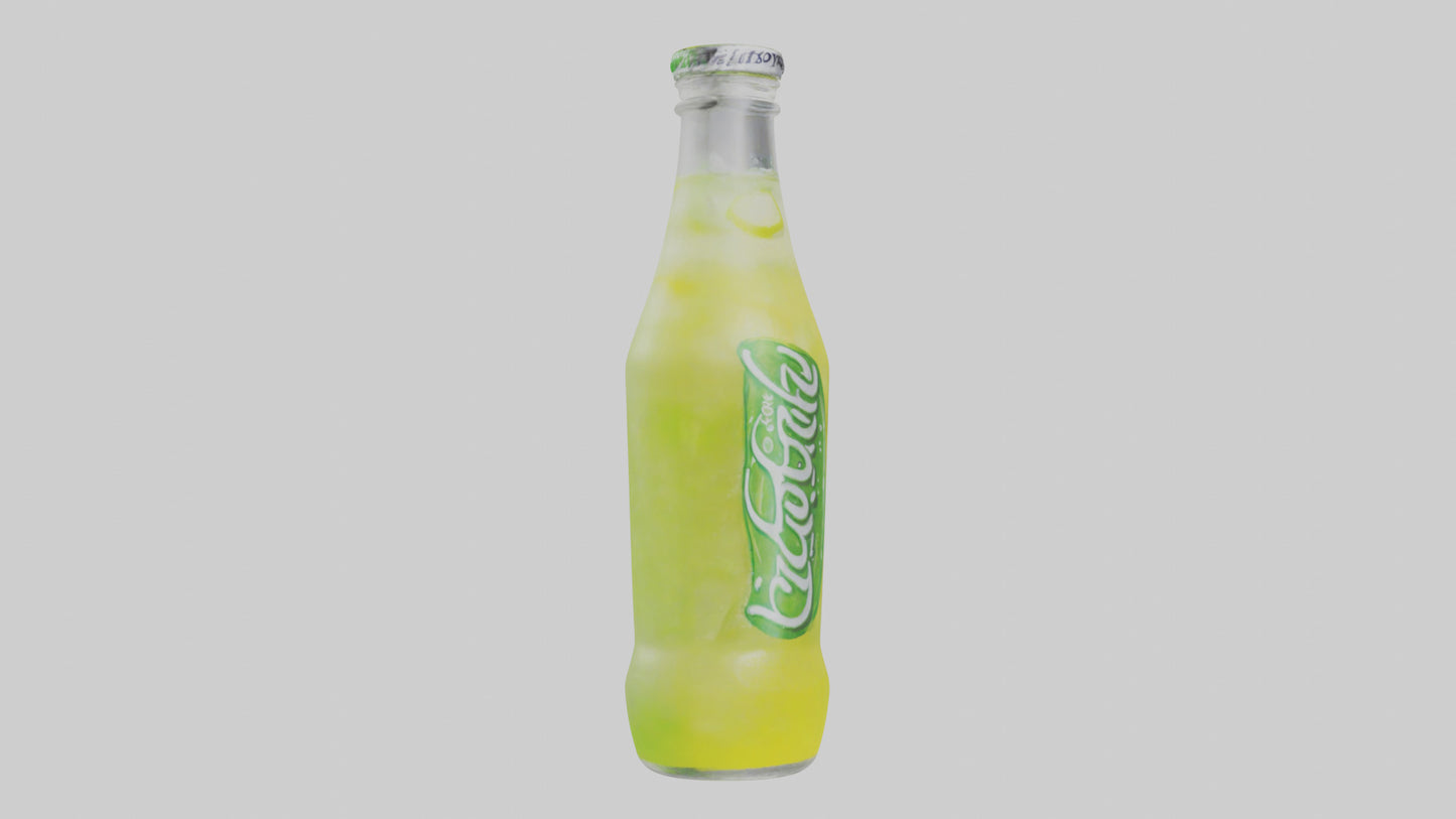 Lemon lime soda model VR / AR / low-poly
