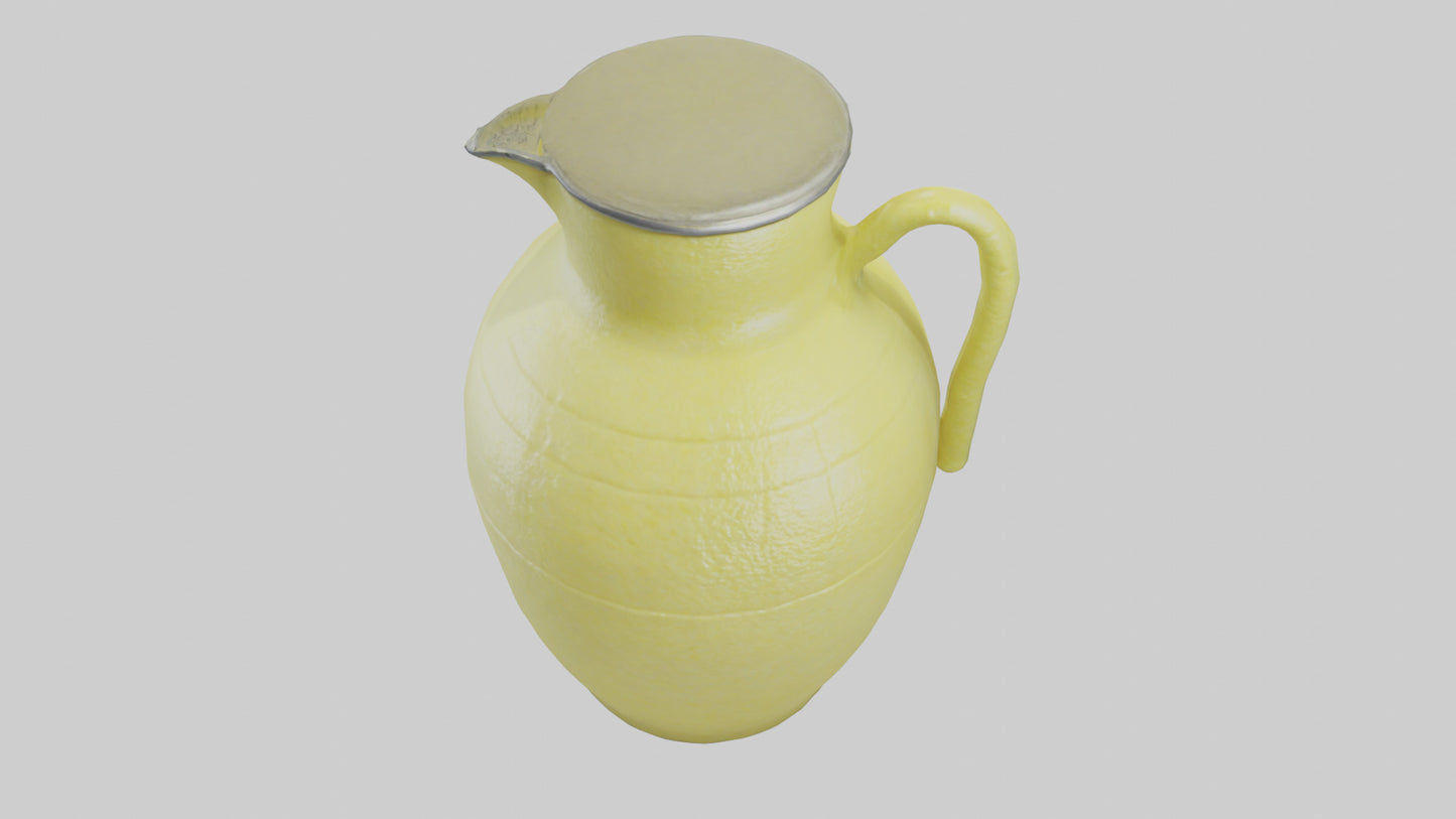 Lemonade Jug model VR / AR / low-poly