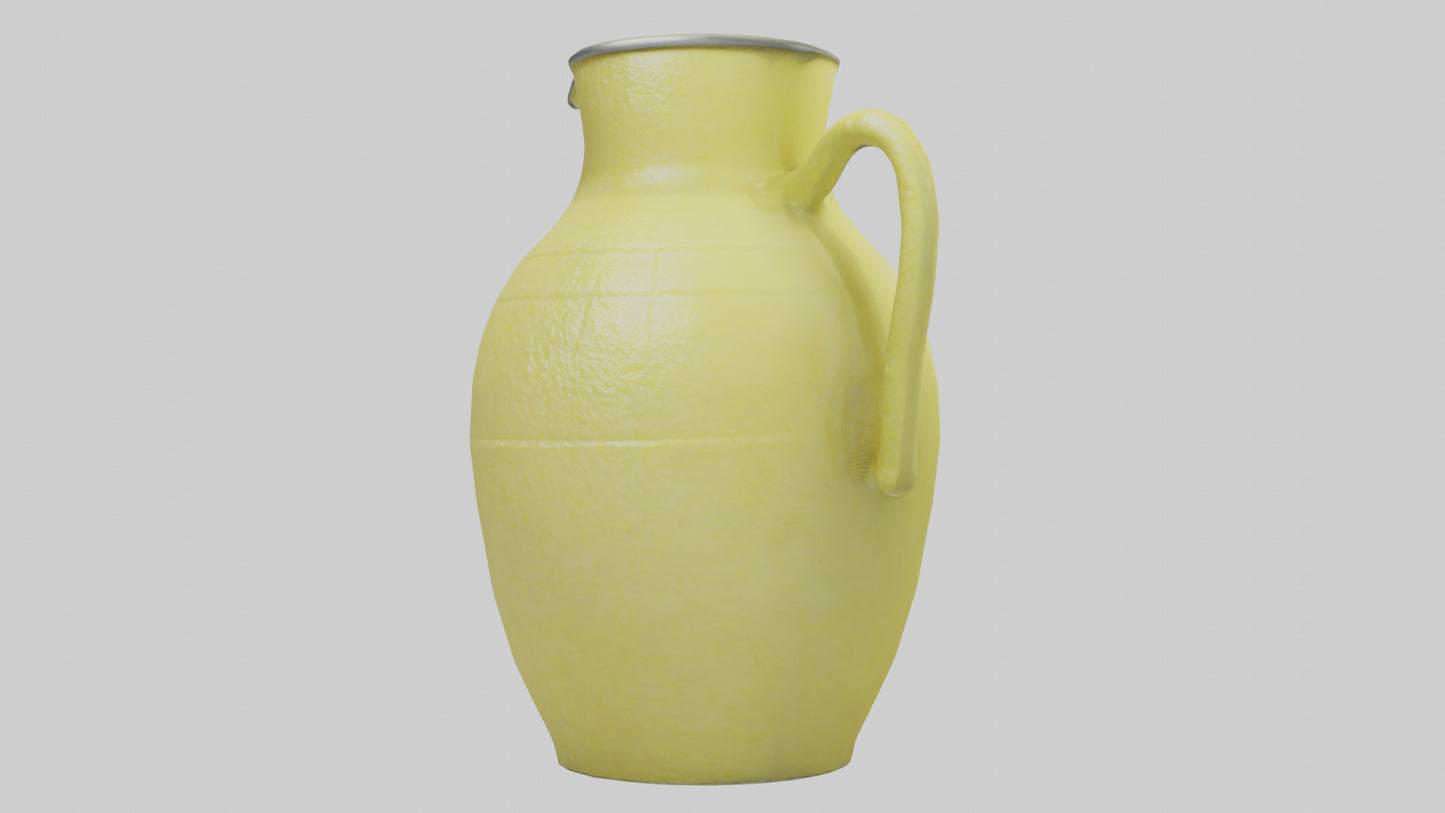Lemonade Jug model VR / AR / low-poly
