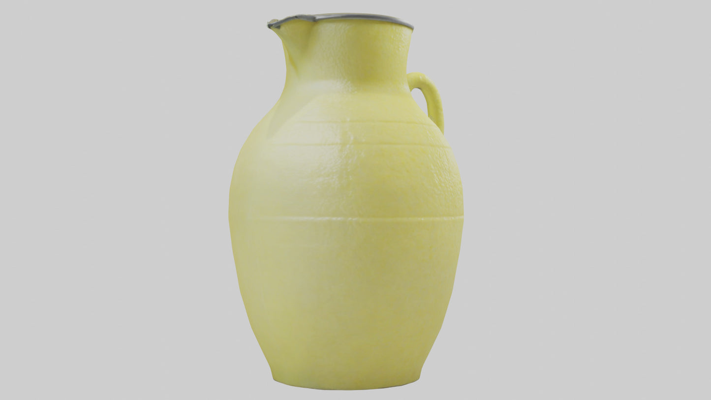Lemonade Jug model VR / AR / low-poly