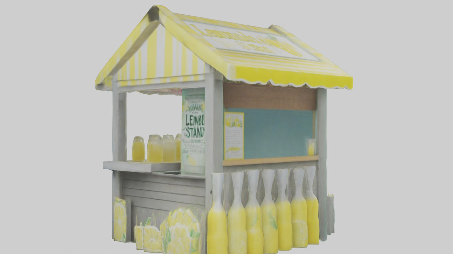 3D model Lemonade model VR / AR / low-poly