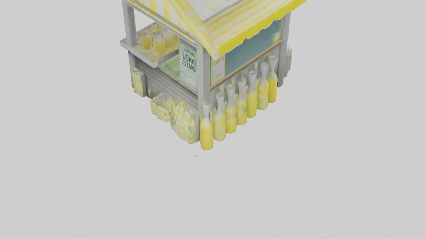 3D model Lemonade model VR / AR / low-poly