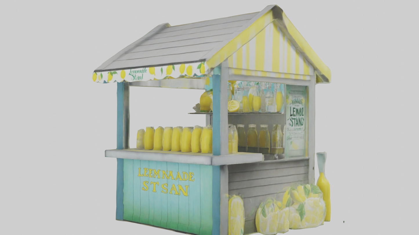 3D model Lemonade model VR / AR / low-poly