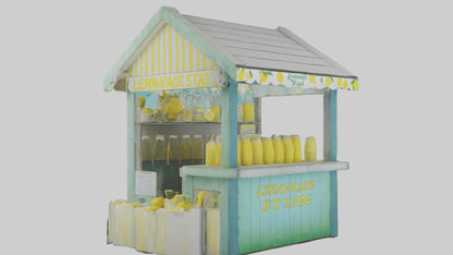 3D model Lemonade model VR / AR / low-poly