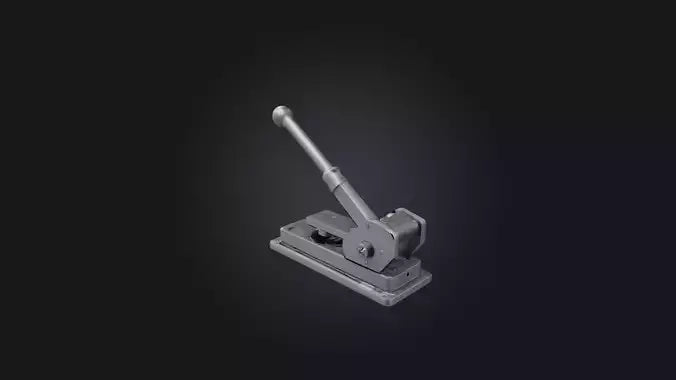 3D model Lever VR / AR / low-poly