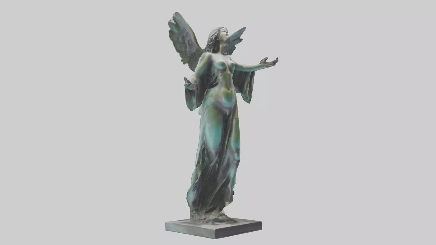 Liberated Dream statue model VR / AR / low-poly