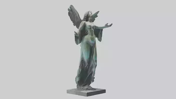 Liberated Dream statue model VR / AR / low-poly