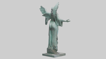 Liberated Dream statue model VR / AR / low-poly