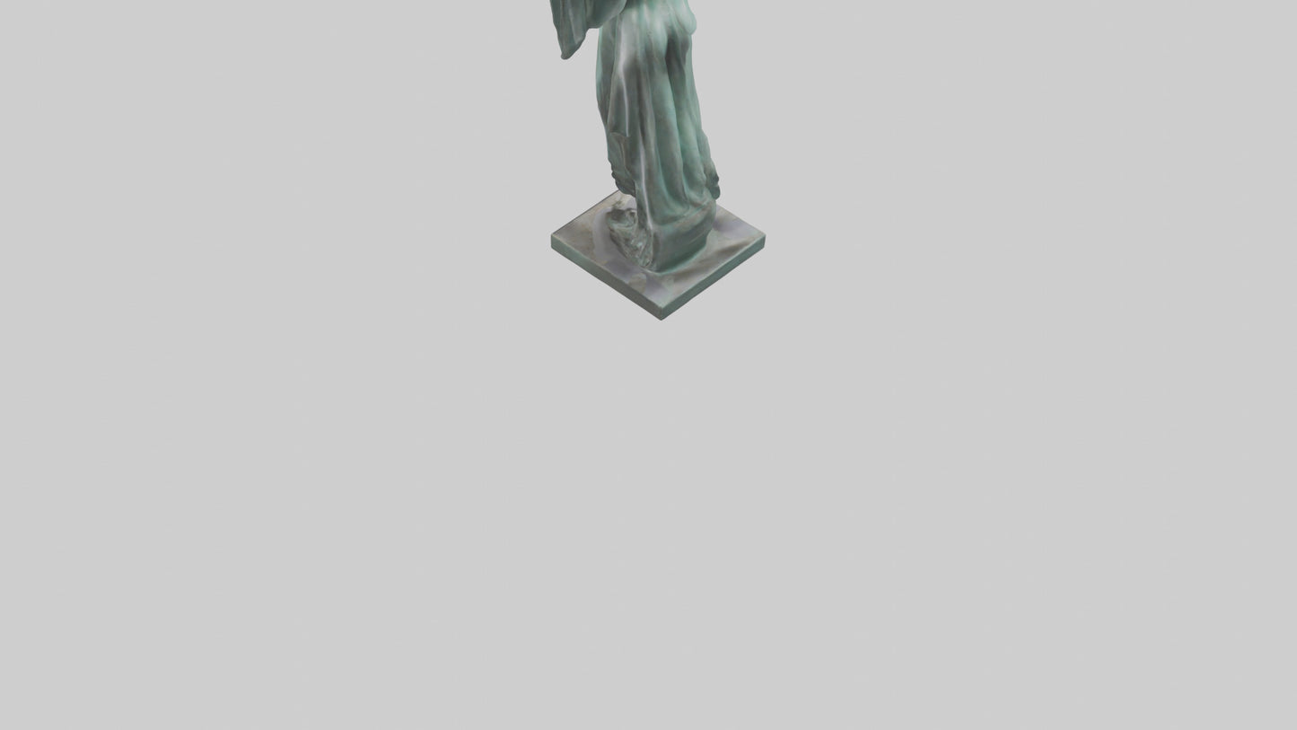 Liberated Dream statue model VR / AR / low-poly