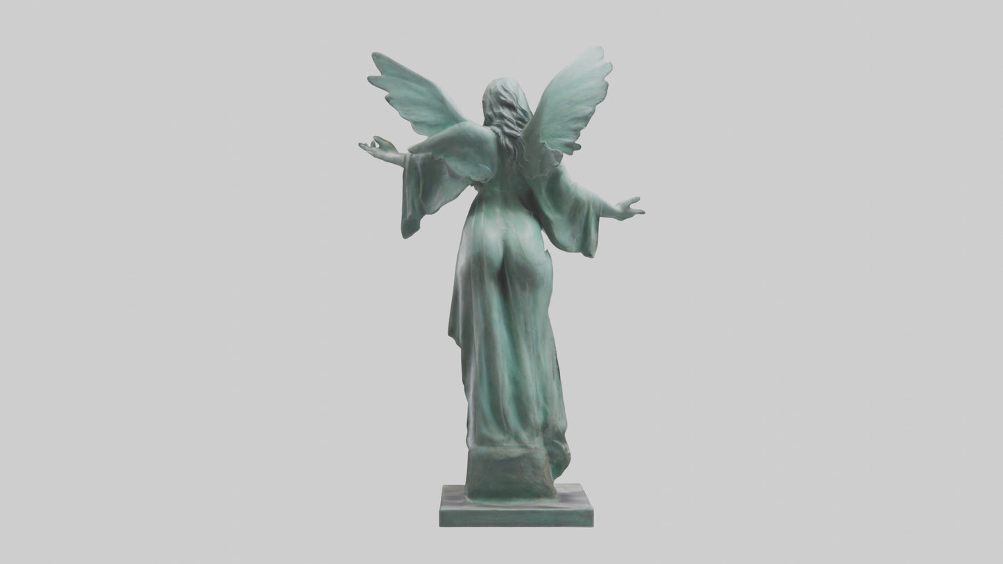Liberated Dream statue model VR / AR / low-poly