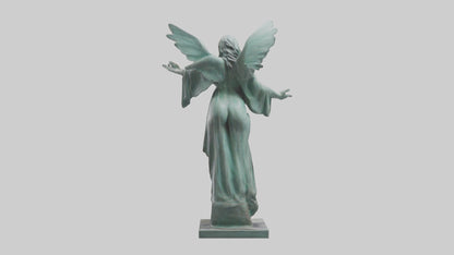 Liberated Dream statue model VR / AR / low-poly