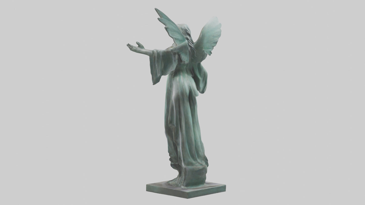 Liberated Dream statue model VR / AR / low-poly