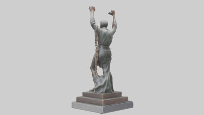 3D model Liberation Through Struggle statue model VR / AR / low-poly
