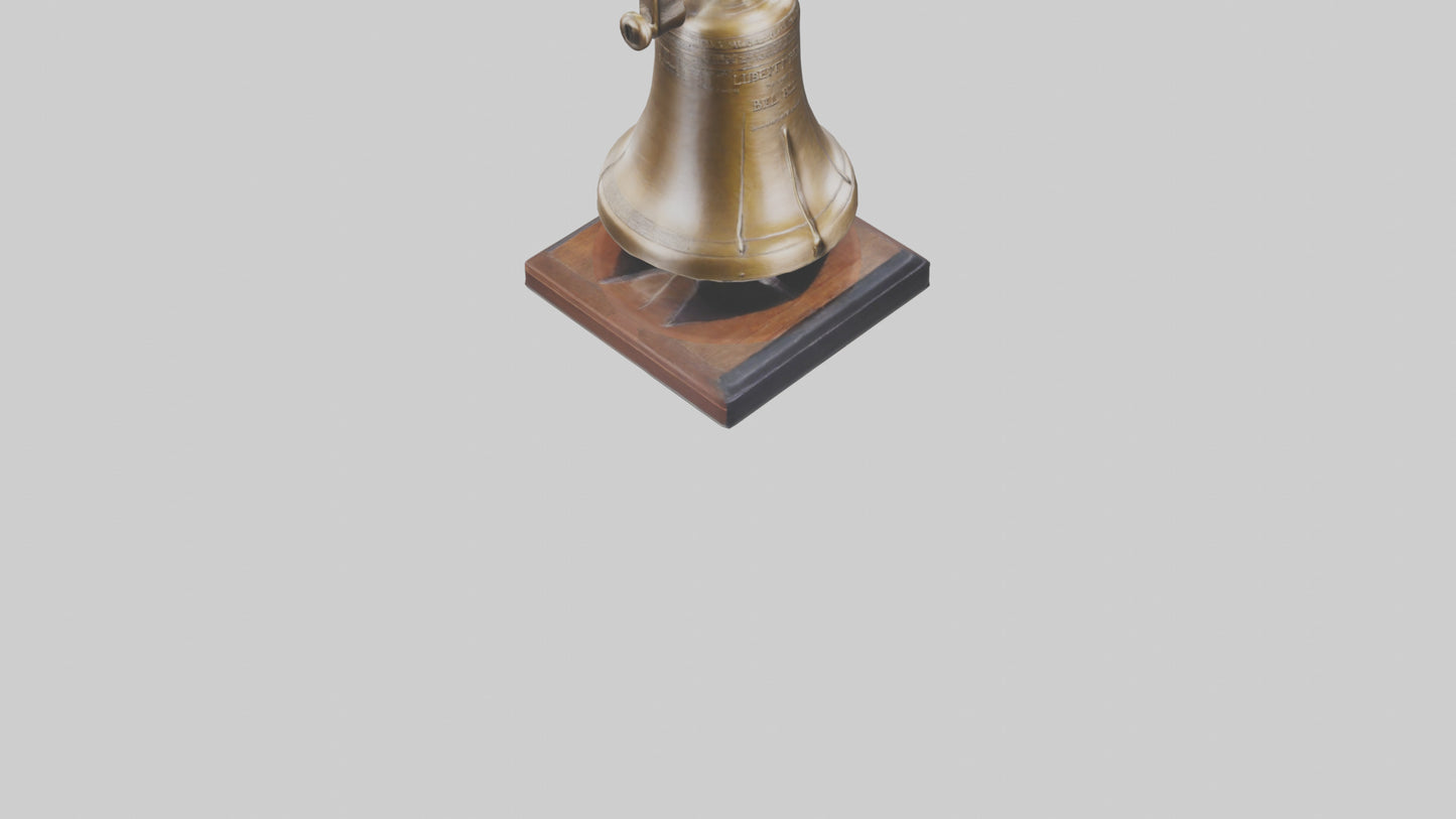 Liberty Bell statue model VR / AR / low-poly