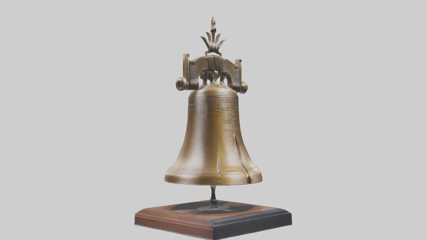 Liberty Bell statue model VR / AR / low-poly