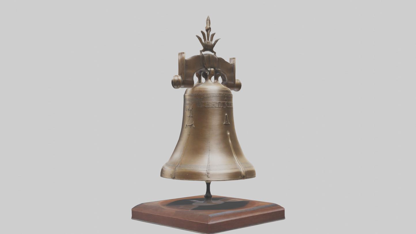 Liberty Bell statue model VR / AR / low-poly