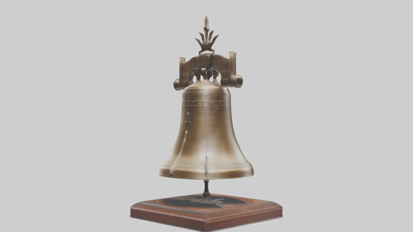 Liberty Bell statue model VR / AR / low-poly