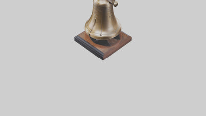 Liberty Bell statue model VR / AR / low-poly