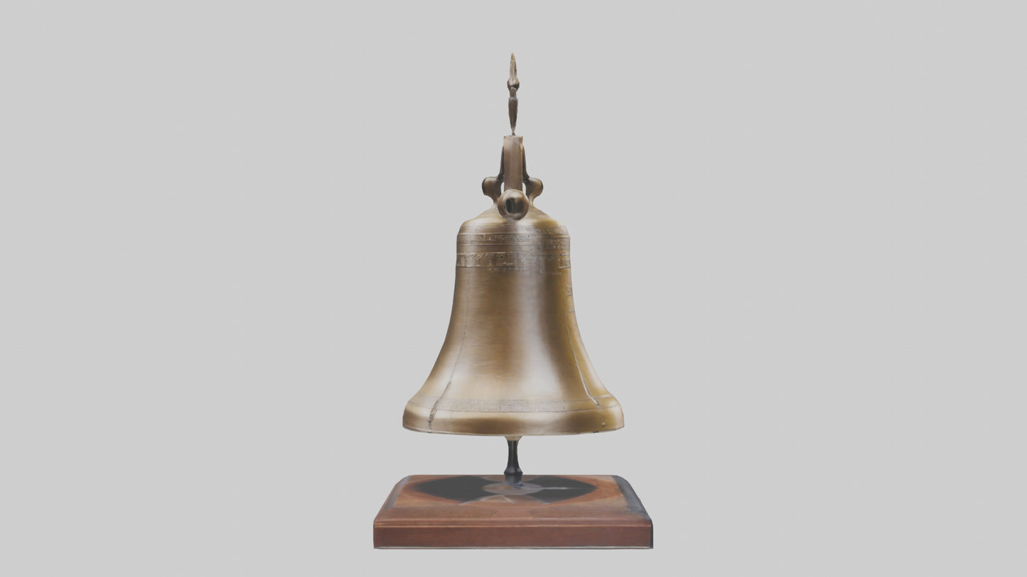 Liberty Bell statue model VR / AR / low-poly
