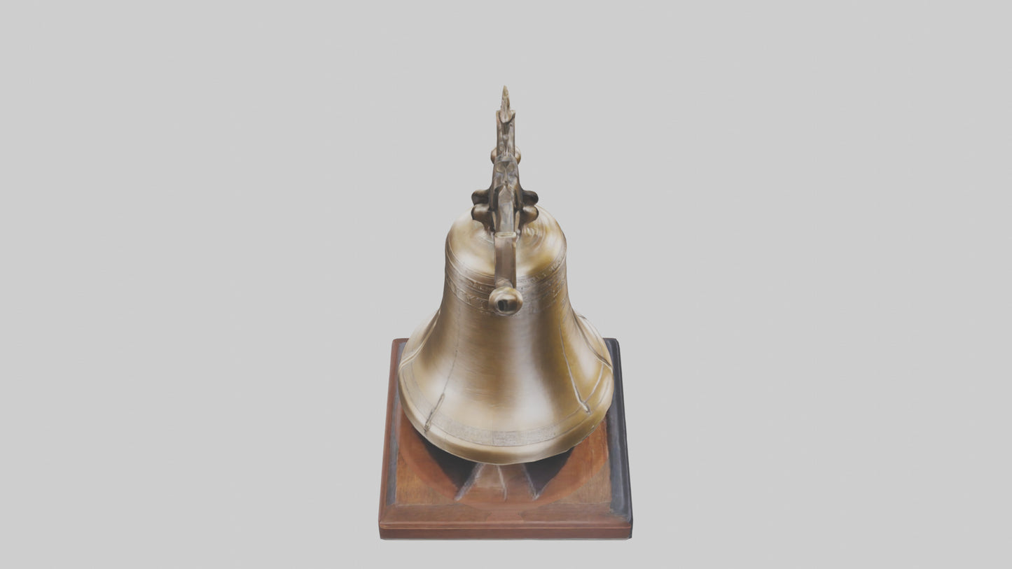 Liberty Bell statue model VR / AR / low-poly