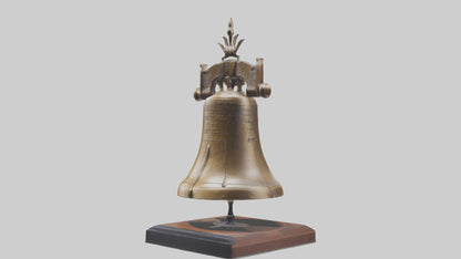 Liberty Bell statue model VR / AR / low-poly