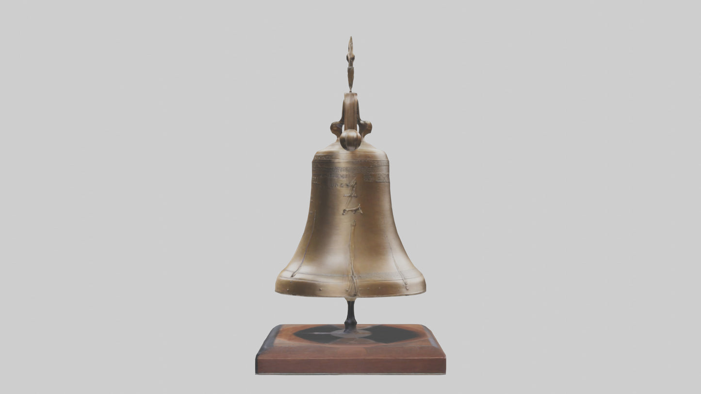 Liberty Bell statue model VR / AR / low-poly