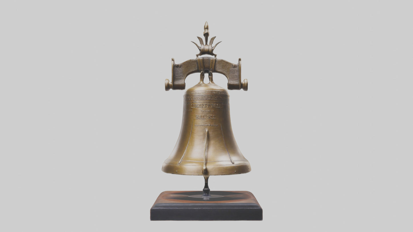 Liberty Bell statue model VR / AR / low-poly