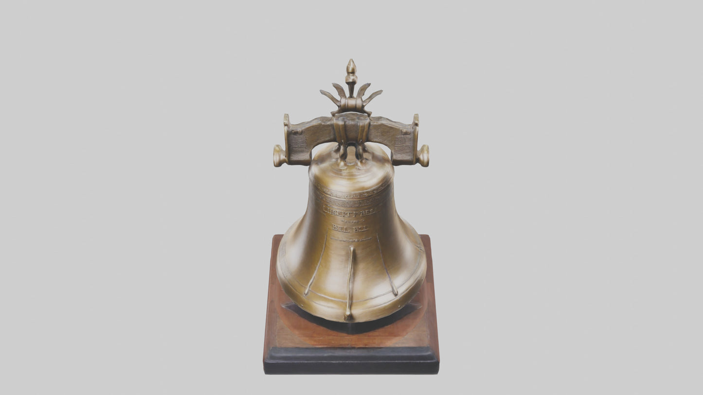 Liberty Bell statue model VR / AR / low-poly