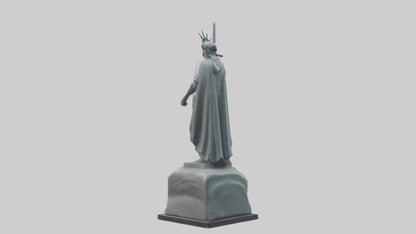 Liberty Defender Sculpture model VR / AR / low-poly
