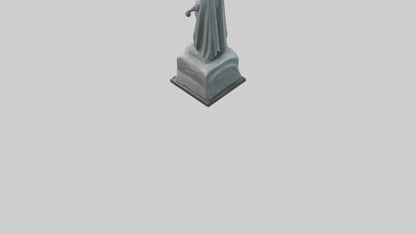 Liberty Defender Sculpture model VR / AR / low-poly