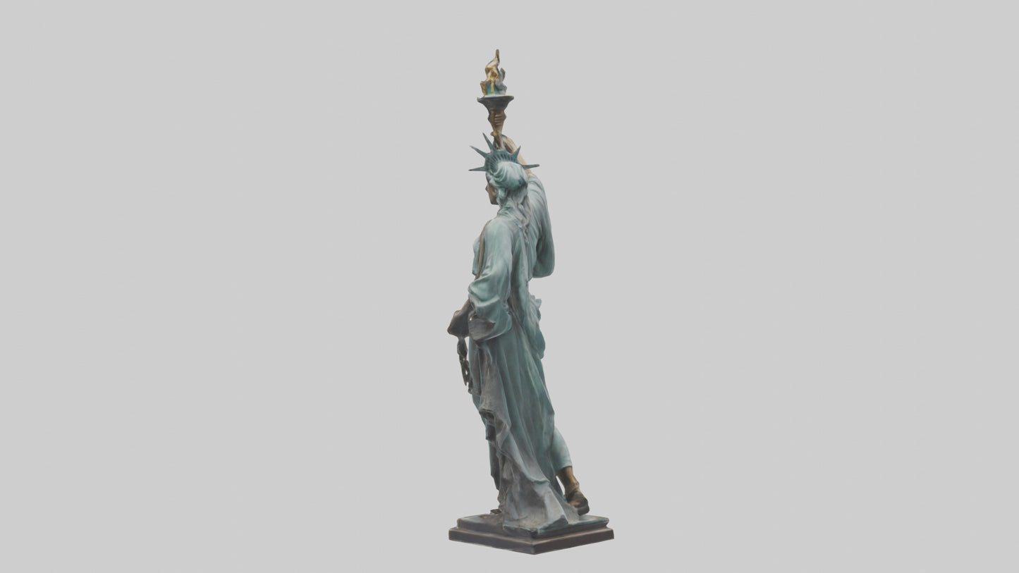 3D model Liberty through Struggle statue model VR / AR / low-poly