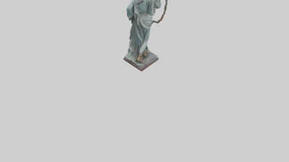 3D model Liberty through Struggle statue model VR / AR / low-poly