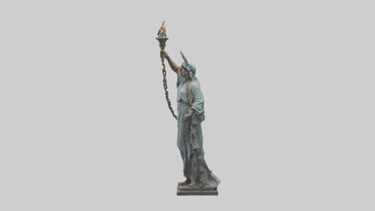 3D model Liberty through Struggle statue model VR / AR / low-poly